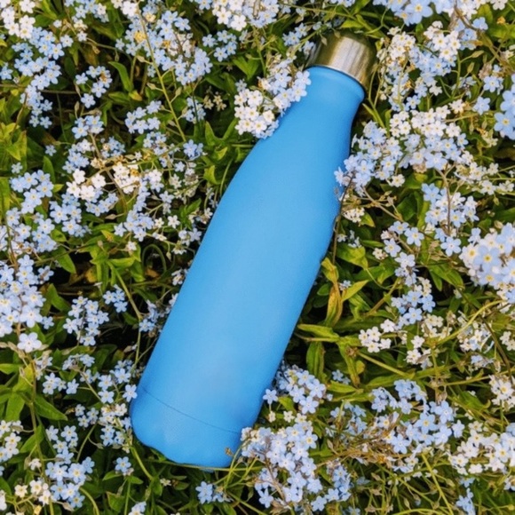 S'well® Blue Fluorite Stainless Steel 17oz Bottle - Picture 1 of 9